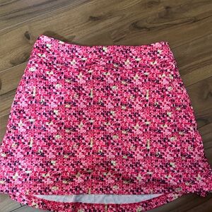 Gu Pink Patterned Women's Skort